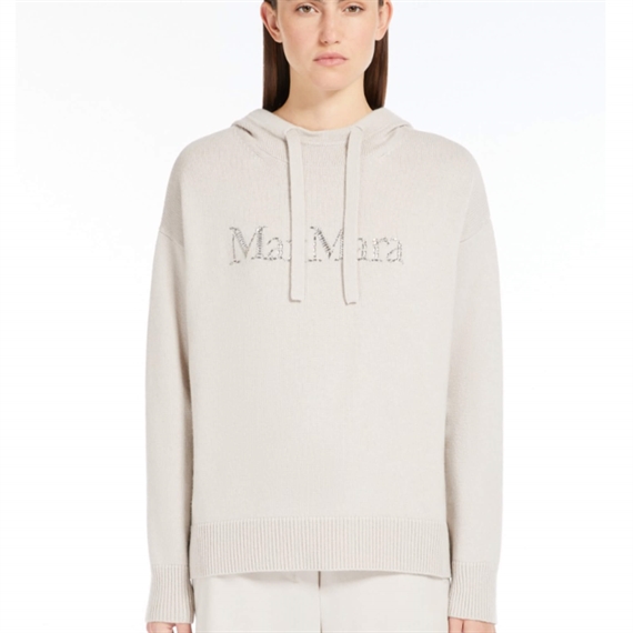 \'S Max Mara Gorzia Strik Hoodie, Ecru